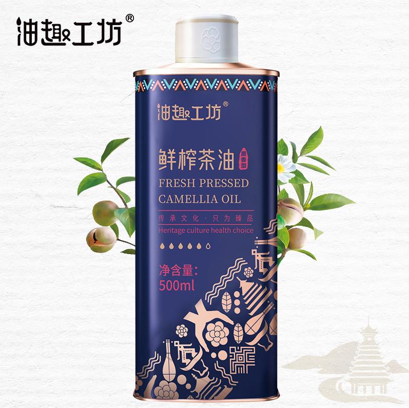 鮮榨茶油500ml